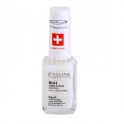 Zpevňovač Eveline Cosmetics Nail Therapy kondicionér na nehty 8v1