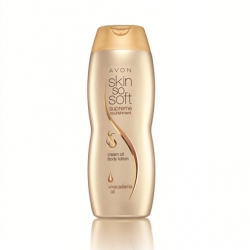 Avon Skin So Soft vyživující krémové tělové mléko s makadamovým olejem - větší obrázek