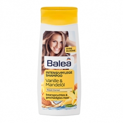 šampony Balea šampon s vanilkou a mandlovým olejem