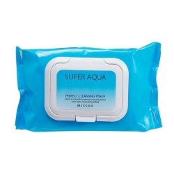 Odlíčení Missha Super Aqua Perfect Cleansing Tissue