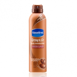 Hydratační tělové krémy Vaseline Spray & Go Cocoa Radiant Body Moisturiser