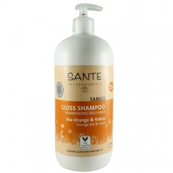 šampony Santé šampon gloss bio pomeranč a kokos