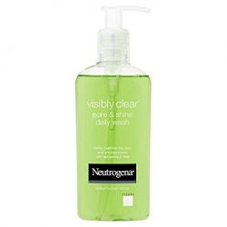 čištění pleti Neutrogena Visibly Clear Pore & Shine Daily Wash
