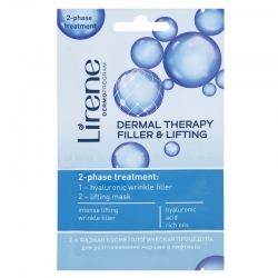Masky Lirene Dermal Therapy Filler & Lifting dvoufázová ošetřující maska