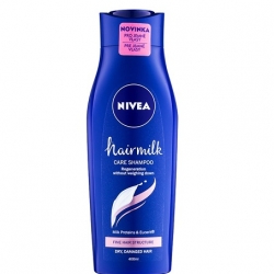 šampony Nivea Hairmilk pečující šampon pro jemné vlasy