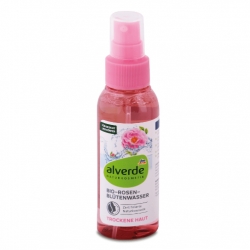 Tonizace Alverde růžová voda na obličej & tělo, 100 ml