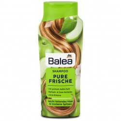 šampony Balea Šampon pro mastné vlasy zelené jablko