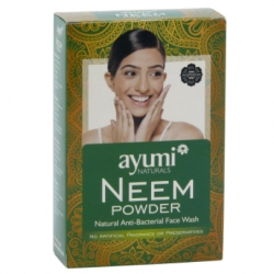 čištění pleti Ayuuri Natural antibakteriální prášek na obličej Neem powder