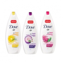 Gely a mýdla Dove Go Fresh vyživující sprchový gel