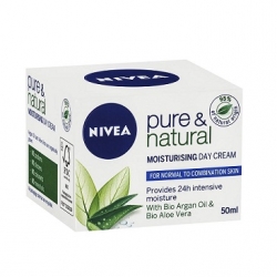 Hydratace Nivea zvláčňující denní krém Pure & Natural