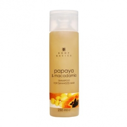 šampony Body Basics Papaya & Macadamia Shampoo for Damaged Hair