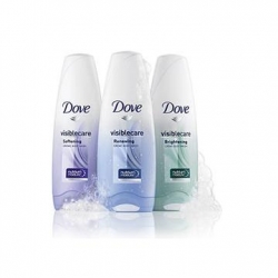 Gely a mýdla Dove Visible Care krémový sprchový gel