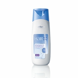 šampony Oriflame HairX pečující šampón a kondicionér 2v1pro každodenní použití