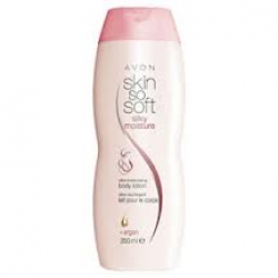 Hydratační tělové krémy Avon Skin So Soft zvláčňující hydratační tělové mléko s arganovým olejem