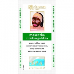 Masky Mincer Spa Professional zelená bahenní pleťová maska