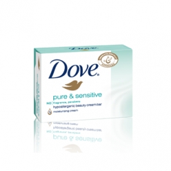 Gely a mýdla Dove Pure & Sensitive krémové mýdlo