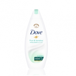 Gely a mýdla Dove Pure & Sensitive hypoalergenní sprchový gel