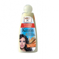Masky Bione Cosmetics vlasová maska Keratin & obilné klíčky