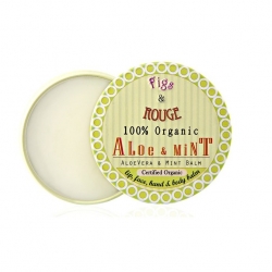 Balzámy na rty Figs & Rouge Aloe Mint 100% Organic Balm