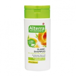 šampony Alterra šampon s meruňkou a pšenicí pro lesk vlasů