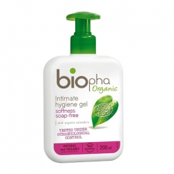 Biopha Organic mycí gel pro intimní hygienu - větší obrázek