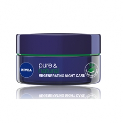 Hydratace Nivea Pure & Natural regenerační noční krém