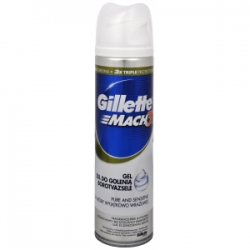 Holení Gillette Mach3 Gel na holení Pure and Sensitive