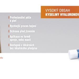 Cicatridina garantuje vysoký obsah kyseliny hyaluronové.