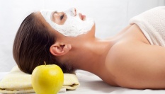 Maska proti akné s jablečným octem