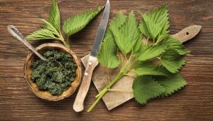 Kopřivová vlasová maska proti lupům