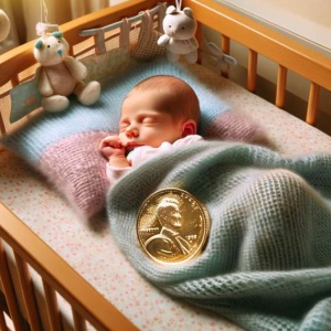 Narodila se vám ratolest? Věnujte jí zlatý dukát s jejím jménem