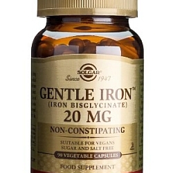 Doplňky stravy Solgar Gentle Iron železo 20 mg
