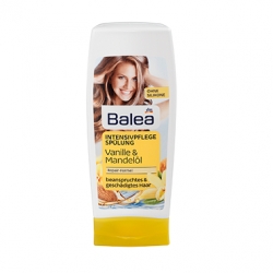 Kondicionéry Balea balzám s vanilkou a mandlovým olejem pro namáhané a poškozené vlasy