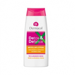 čištění pleti Dermacol micelární voda Detox & Defence