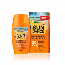 Opalovací krémy matující fluid na obličej a dekolt SPF 30 - velký obrázek