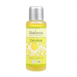 Tělové oleje Saloos tělový a masážní olej Celulinie