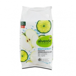 čištění pleti Alverde Beauty & Fruity čisticí pleťové ubrousky