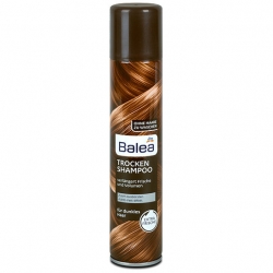 šampony Balea suchý šampon na tmavé vlasy