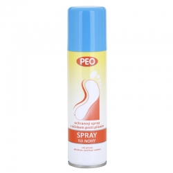 Antiperspiranty, deodoranty PEO ochranný spray na nohy s účinkem proti plísním