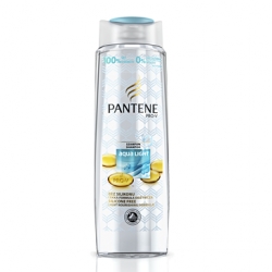 šampony Pantene Aqua Light lehký vyživující šampon pro jemné vlasy