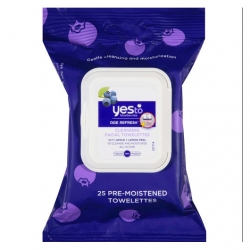 Odlíčení Yes To Blueberries odličovací ubrousky Brightening Facial Towelettes