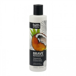 šampony Brave Botanicals Extra hydratační šampon s kokosovým olejem a plumerií - velký obrázek