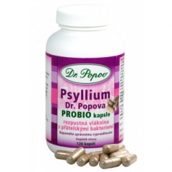 Doplňky stravy Psyllium Dr. Popova probio kapsle - velký obrázek