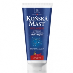 Masáž koňská mast s kolagenem forte hřejivá - velký obrázek