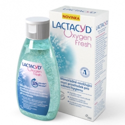 Gely a mýdla Lactacyd Oxygen Fresh osvěžující čistící gel na intimní hygienu