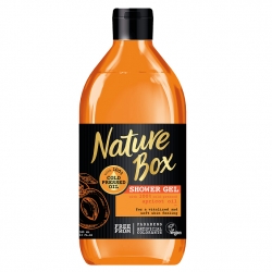 Gely a mýdla Nature Box sprchový gel Apricot Oil