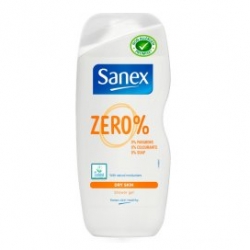 Gely a mýdla Sanex Zero % Dry Skin sprchový gel pro suchou pokožku
