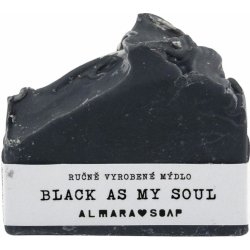 čištění pleti přírodní mýdlo Black As My Soul - velký obrázek
