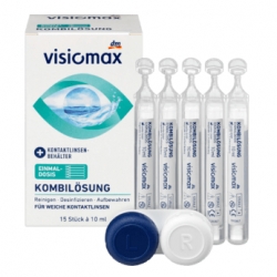 Kontaktní čočky kombinovaný roztok pro měkké čočky jednotlivě balený, s pouzdrem - velký obrázek