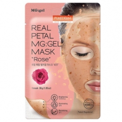 Masky Textilní liftingová pleťová maska MG gel s růží - velký obrázek